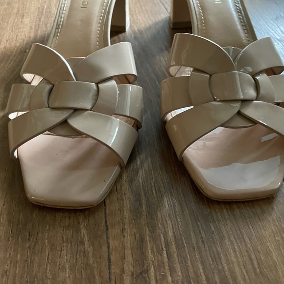 Beige short heel mule Sofia Baldi - Picture 3 of 10